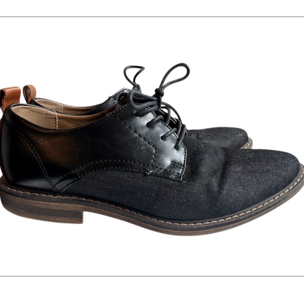 Dexter Comfort Memory Foam Oxford Shoes | Size 7.5 | Black & Brown Two-Tone
